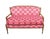 Fine 1950s Hollywood Style Velvet Settee For Sale - Image 11 of 11