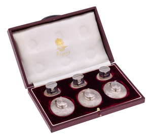 20th Century Silver Menu Holders from Asprey & Co, 1990s, Set of 7