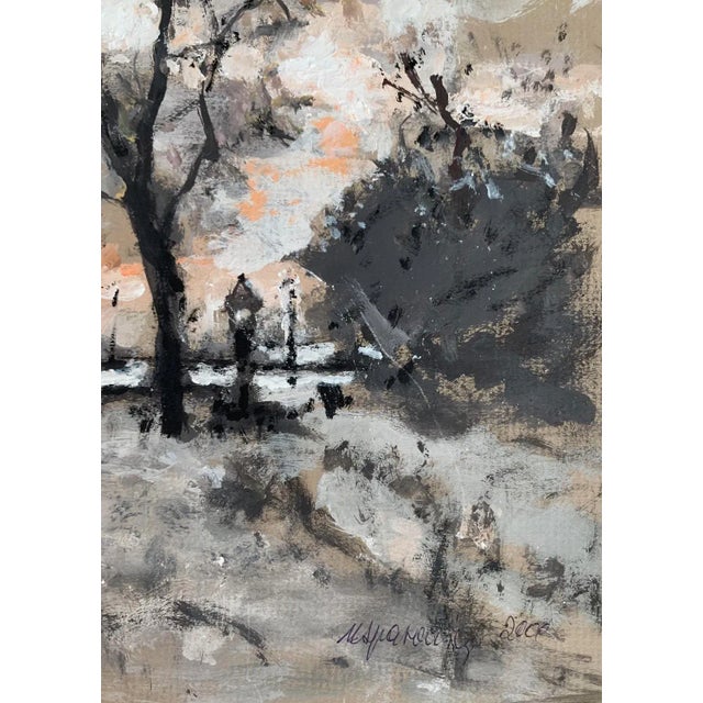 Magdalena Spasowicz, Landscape, Oil on Board, 2000 For Sale - Image 3 of 5