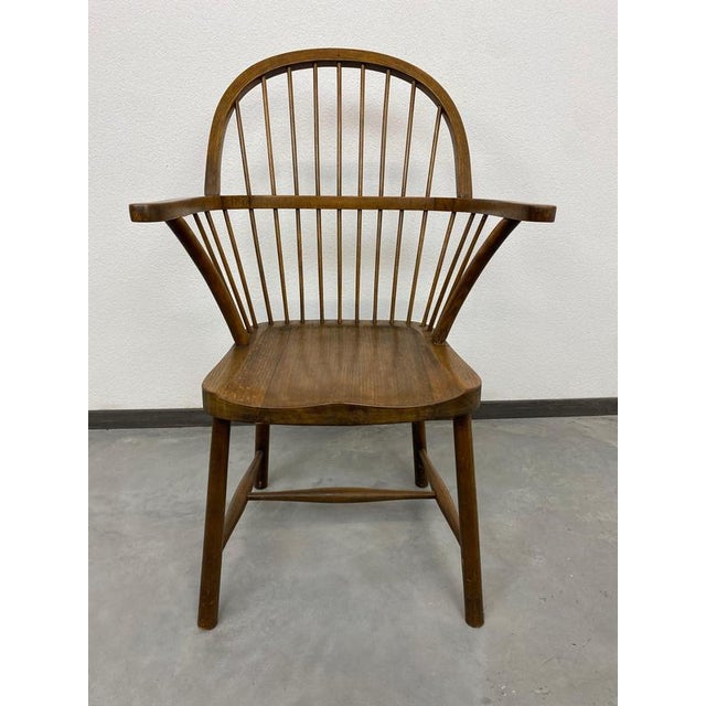 B952F Windsor Chair attributed to Adolf Loos for Thonet, 1890s For Sale - Image 11 of 11