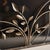 Metal Aged Silver Swirling Jasmine Vines Fireplace Screen For Sale - Image 7 of 9
