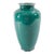 20th Century Japanese Cloisonne Enamel Green Vase For Sale
