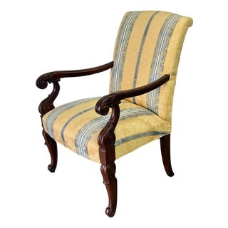 Hickory Chair “Charles X” Neoclassical Armchair For Sale