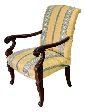 Hickory Chair “Charles X” Neoclassical Armchair