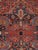 Early 20th Century Antique Persian Heriz Carpet Handmade Wool Oriental Rug, Rusty/Red Field, Navy For Sale - Image 5 of 18