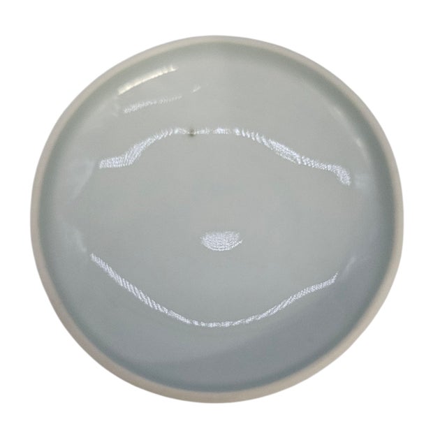 Blue Set of 5 Vintage Korean Celadon Lidded Rice Bowls With Grape and Leaf Relief Motif For Sale - Image 8 of 11