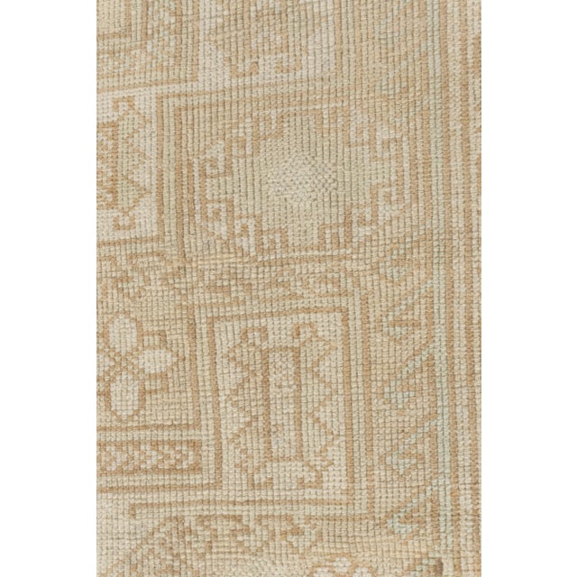 Vintage Circa 1940 Turkish Oushak Rug 5'9 X 7'5 For Sale - Image 10 of 18