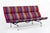 Herman Miller Mid Century Sofa Compact Eames for Herman Miller, Alexander Girard Striped Fabric, 1970s For Sale - Image 4 of 18