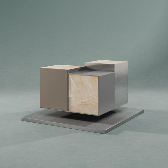 Not Yet Made - Made To Order Hudson Side Table by Porus Studio For Sale - Image 5 of 12