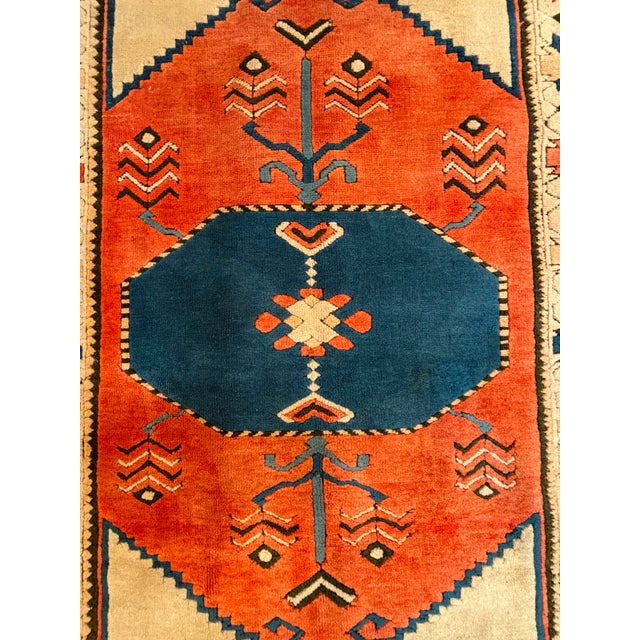 Wool on wool pile genuine hand made Turkish rug -