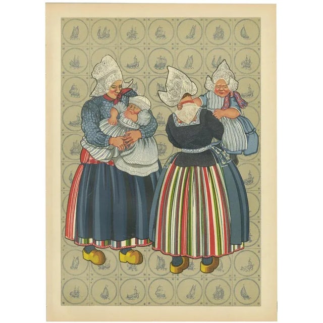 After Rie Cramer, Women & Children of Volendam in Traditional Dress, 1932, Paper For Sale - Image 10 of 10