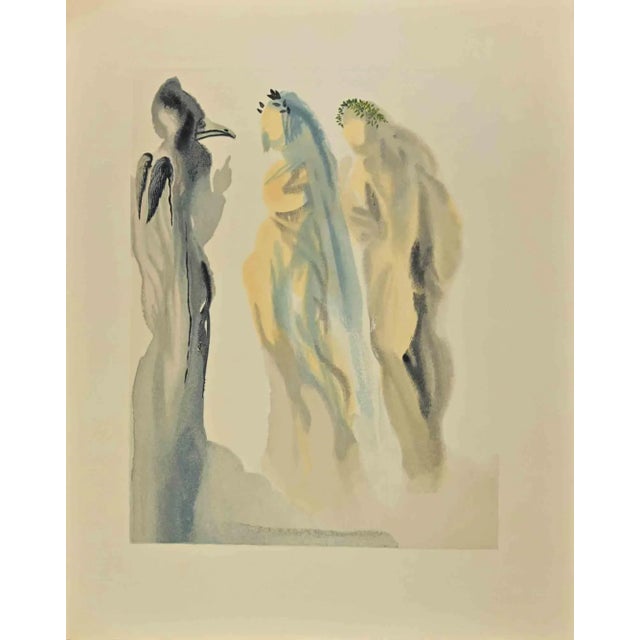 Salvador Dali, The Heaven of Venus, Woodcut Print, 1963 For Sale - Image 3 of 3