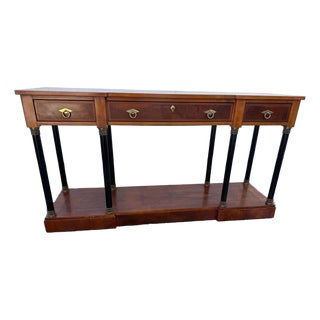 Late 20th Century Biedermeier Style Console Table by Century Furniture For Sale