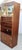 Wood 1970s Campaign Vintage Henredon Oak Wall Unit With Marble Counter and Mirrored Cabinets For Sale - Image 7 of 17