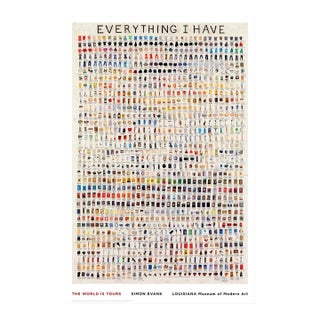 Simon Evans Everything I Have Large Poster, 2009 For Sale