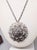 Vintage 1960s Signed Monet Rhodium Plated "Atomic" Pendant Necklace For Sale - Image 9 of 10