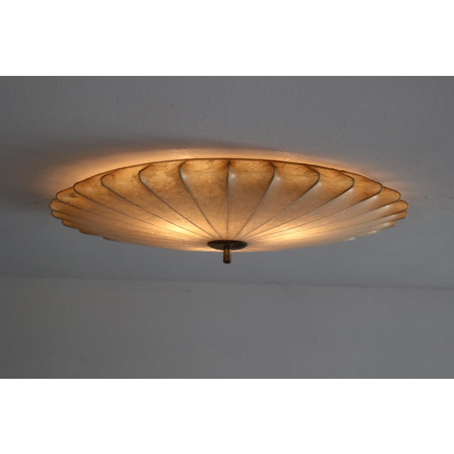 Goldkant Cocoon Ceiling Light by Friedel Wauer for Goldkant Leuchten, 1960s For Sale - Image 4 of 12