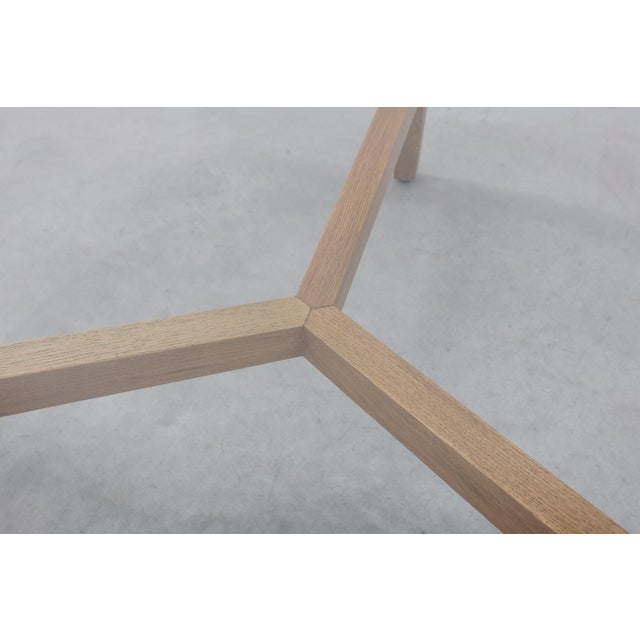 Modern Table in Ceder Wood and Glass, Italy, Late 20th Century For Sale - Image 6 of 13