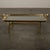 Mid-Century Modern 1980s Brass & Glass Coffee Table Glam Metal Chic Tray-Form For Sale - Image 3 of 11