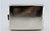 Plain Silver Matchbook with Gold Interior and Hinged Lid For Sale - Image 3 of 11