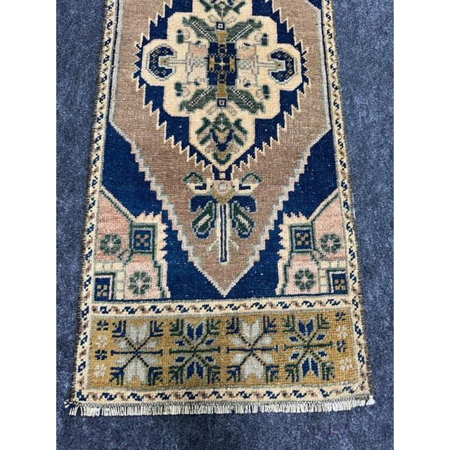 Contemporary Turkish Yastik Rug 1'3" x 3'2" For Sale - Image 3 of 5