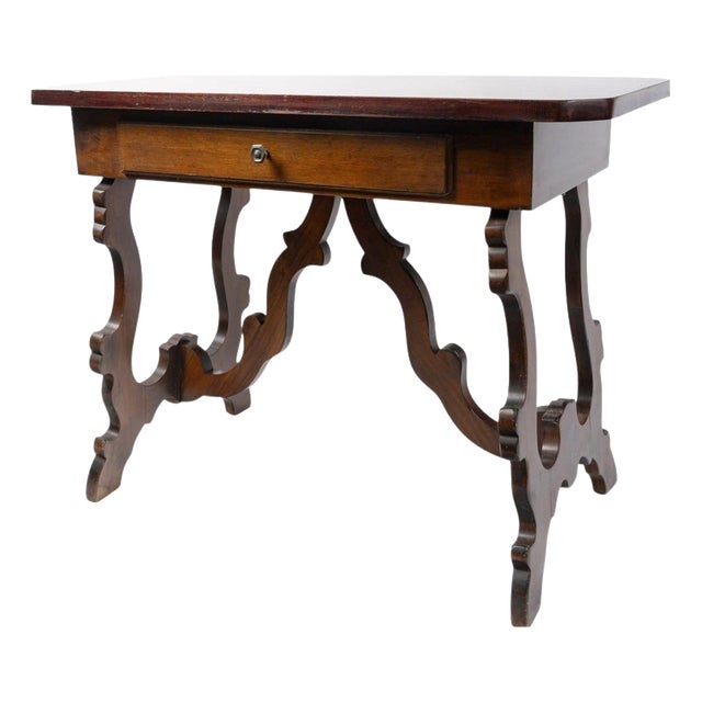 Desk Table with One Drawer For Sale