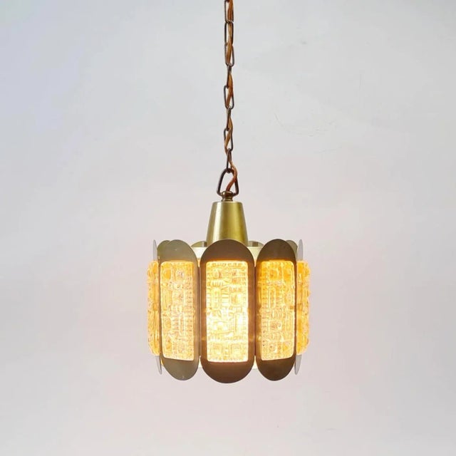 Mid Century Scandinavian Ceiling Light / Pendant From Vitrika, Denmark, 1960s/1970s For Sale - Image 6 of 11