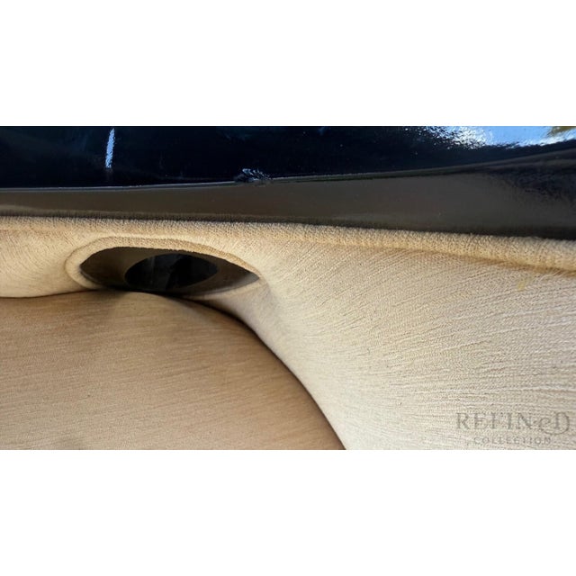 Black Set of Six Ebonized Dining Armchairs, Attributed to Ralph Lauren Collection for Henredon For Sale - Image 8 of 14