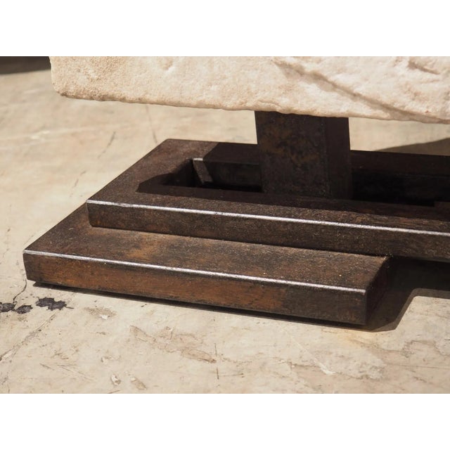 Carved and Mounted Marble Stemma Cartouche From Tuscany, Italy, 16th Century For Sale - Image 4 of 13