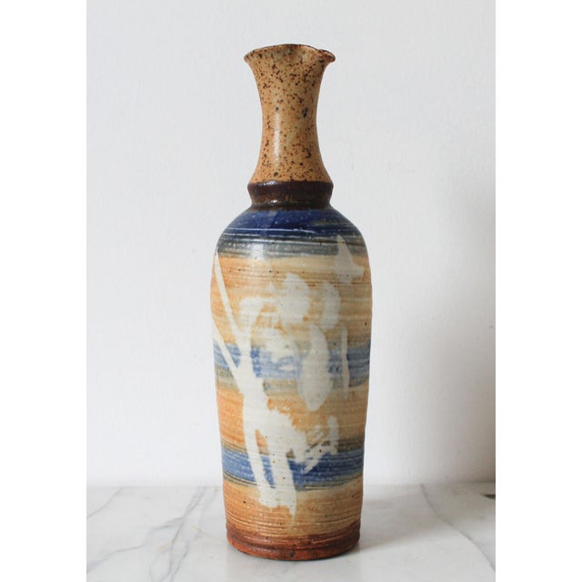 Vintage Studio Art Pottery Pitcher For Sale In Milwaukee - Image 6 of 8