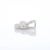 Contemporary 14k White Gold Micro Pave Diamond Butterfly Pendant Charm for Her For Sale - Image 3 of 10