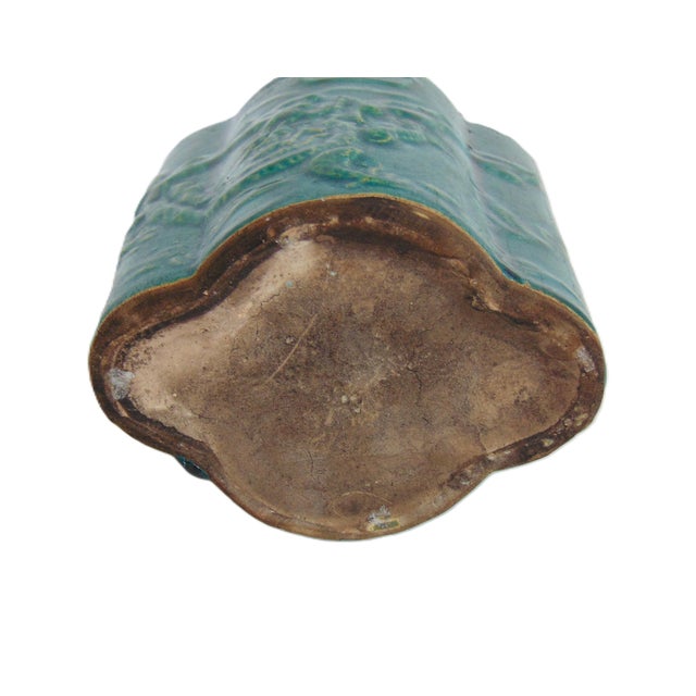 Ceramic Glazed Pottery Dragon Vase Planter 5.5"h For Sale - Image 7 of 7