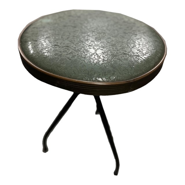 Pair of Vintage Metal Stools For Sale