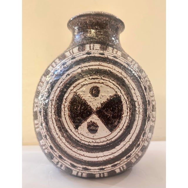 Italian Rosenthal-Netter Italian Ceramic Vase, 1970s For Sale - Image 3 of 12