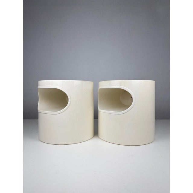 Giano-Giano-Vano Tables by Emma Gismondi for Artemide, Italy, 1970s, Set of 2 For Sale - Image 3 of 10