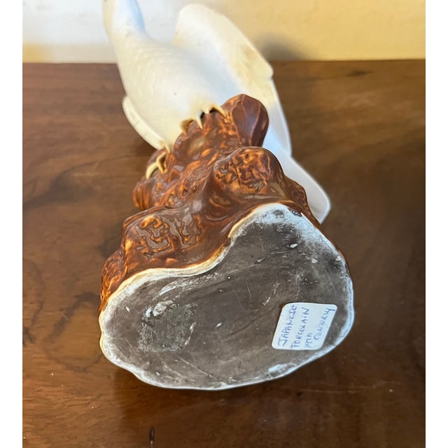 Antique 19th Century Japanese Meiji Porcelain Figure of a Hawk For Sale - Image 14 of 14