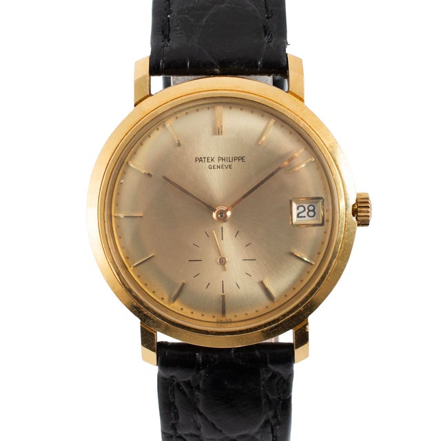 Brand: Patek Philippe Gender: Men's Metal Type: 18K Yellow Gold Diameter: 35.00 mm Weight: 55.63 grams PATEK PHILIPPE...
