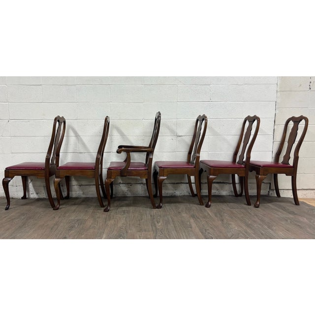Vintage Pennsylvania House Solid Cherry Dining Chairs - Set of 6 For Sale - Image 13 of 13