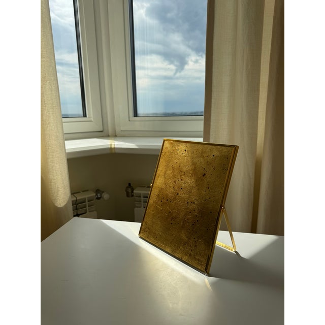 Not Yet Made - Made To Order Gold Oxide Wallpaper Sample – Handcrafted Luxury Metallic Surface for High-End Interiors & Statement Walls For Sale - Image 5 of 12