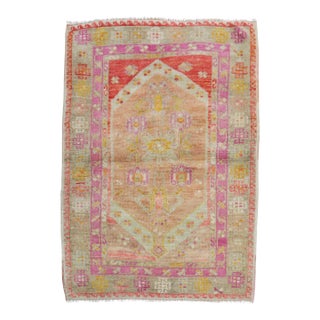 Antique Zabihi Collection Turkish Ghiordes Rug - 2'6" x 3'4" For Sale
