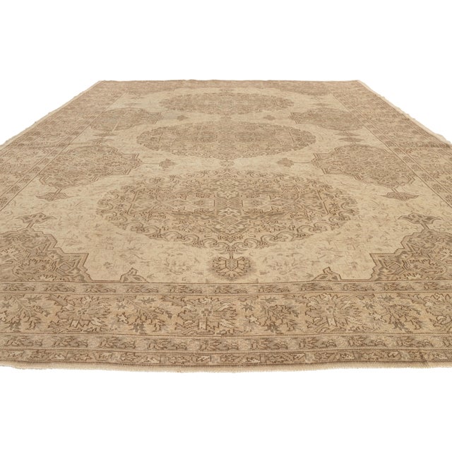 Rustic Vintage Turkish Sivas Rug, 09'00 X 12'04 For Sale - Image 3 of 10