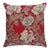 Chrysanthemums Red Cushion With Feather Filler - 33x33cm (13"x13") For Sale