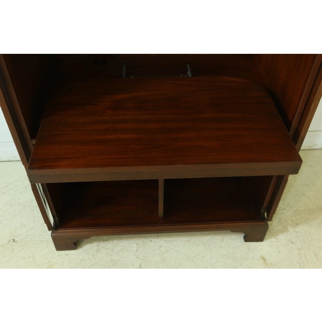 Wood Henkel Harris 6 Door Mahogany Tv Cabinet For Sale - Image 7 of 11