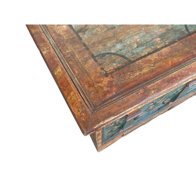 Alpine Painted Blanket Chest, 1801 For Sale - Image 10 of 18