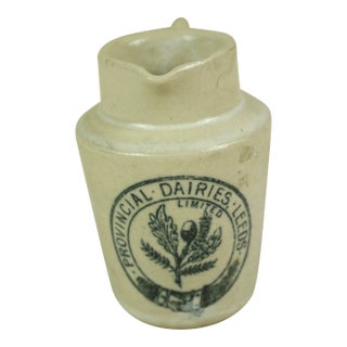 Late 19th Century English Pottery Cream Pot For Sale