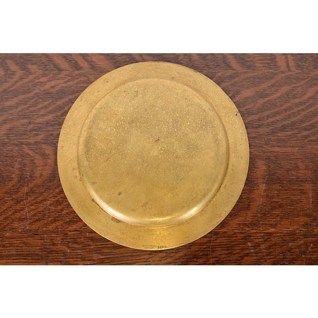 Tiffany Studios New York Bronze Doré Charger Plate or Tray For Sale - Image 10 of 13