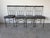 Mid-Century Modern 1970s Vintage Black Painted Metal Outdoor Garden Dining Chairs – Set of 4 For Sale - Image 3 of 12