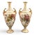 Blush Ivory Porcelain Vases with Floral Decoration from Royal Worcester, 1890s, Set of 2 For Sale - Image 13 of 13