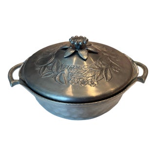 1950s Everlast Forged Aluminum Covered Casserole For Sale