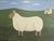 White Contemporary 'Daphne' Original Naïve Style Animal Oil Painting by British Artist Matt Rix, Framed For Sale - Image 8 of 10